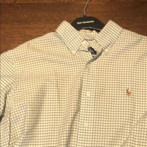Polo large plaid button down